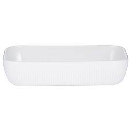 Блюдо для запекания Linear прямоугольное 30х20 см белое, Mason Cash