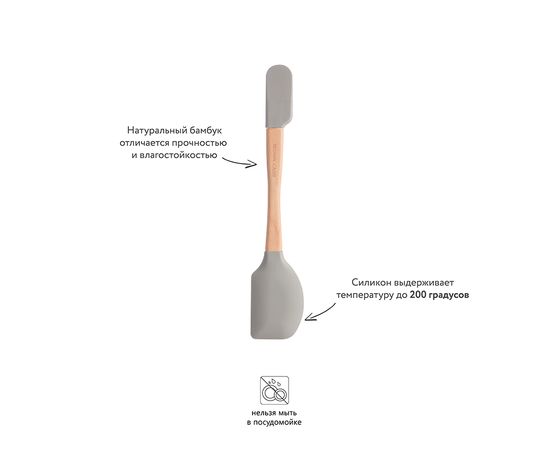 Лопатка силиконовая с двумя насадками Innovative Kitchen, Mason Cash, изображение 7