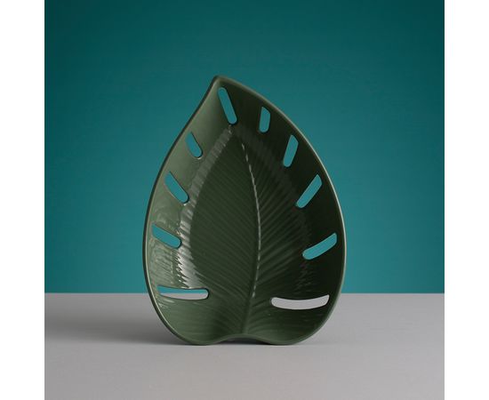 Блюдо для фруктов In The Forest Leaf зеленое, Mason Cash, изображение 2