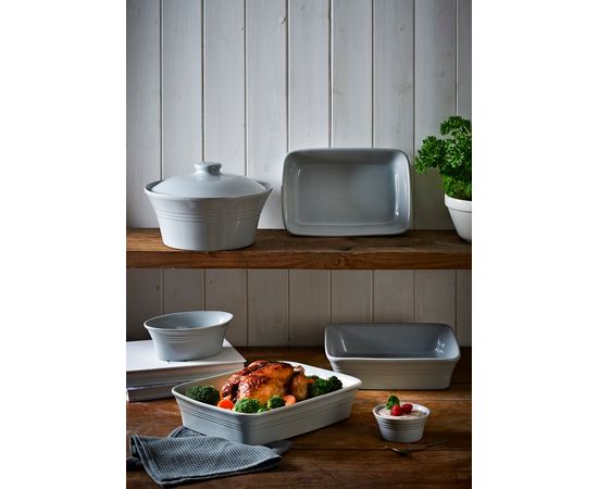Блюдо для запекания Classic Kitchen прямоугольное 26 см серое, Mason Cash, изображение 3