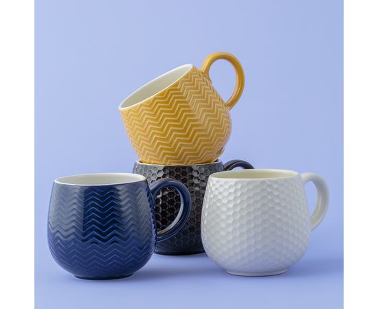 Чашка Embossed 350 мл синяя, Mason Cash, изображение 3