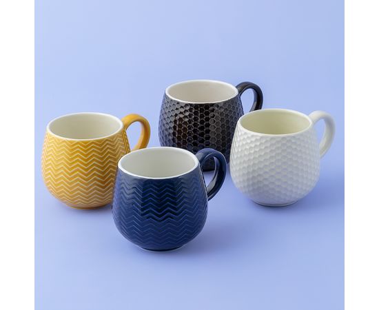 Чашка Embossed 350 мл горчичная, Mason Cash, изображение 2