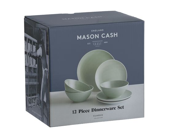 Набор обеденной посуды Classic 12 предметов зеленый, Mason Cash, изображение 6