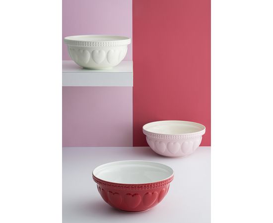 Миска Hearts 29 см красная, Mason Cash, изображение 4