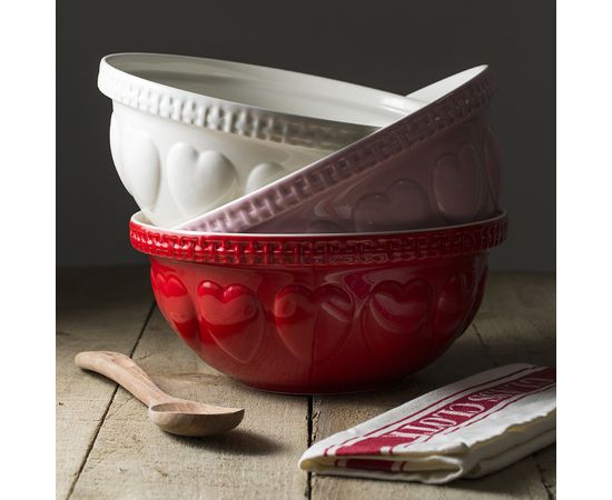Миска Hearts 29 см красная, Mason Cash, изображение 5